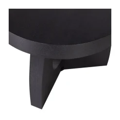 WOOOD Bijzettafels|Tala Bijzettafel MDF Rond Zwart 45cm