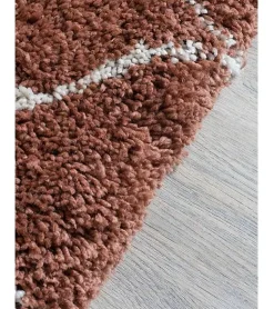 Decor 88 Vloerkleden|Tano vloerkleed hoogpolig rechthoek terra