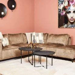 Furndea Salontafels|Tarlinger salontafel set van 2 zwart