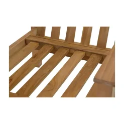 Lesli Living Tuinstoelen|Teak Loungestoel teak met kussen