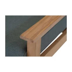 Lesli Living Tuinstoelen|Teak Loungestoel teak met kussen