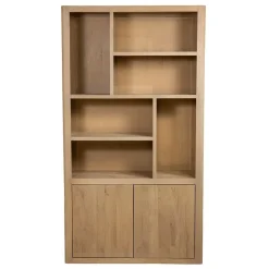 Tower living Boekenkasten|Industriele Kasten|Tenna Boekenkast XL naturel mangohout 120cm