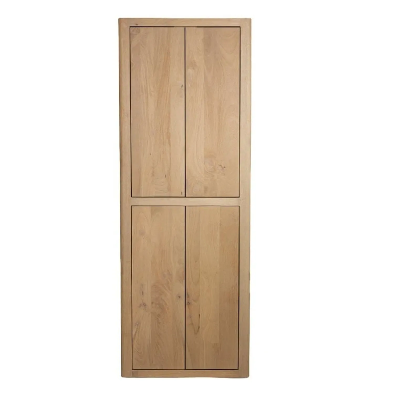 Tower living Wandkasten|Industriele Kasten|Tenna Wandkast naturel mangohout 80cm