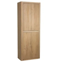 Tower living Wandkasten|Industriele Kasten|Tenna Wandkast naturel mangohout 80cm