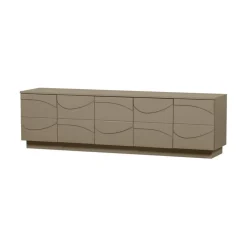 WOOOD Industriele Kasten|Tv Meubels|Teo Tv meubel Grenen Mud 180cm