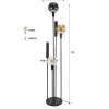 Kalfort Vloerlampen|Tessio 5-lichts Vloerlamp Multikleur glas