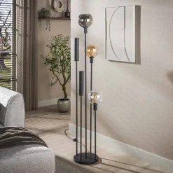 Kalfort Vloerlampen|Tessio 5-lichts Vloerlamp Multikleur glas