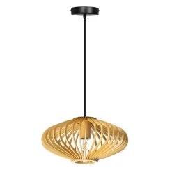 Steinmex Hanglampen|Tess 1-lichts Hanglamp hout