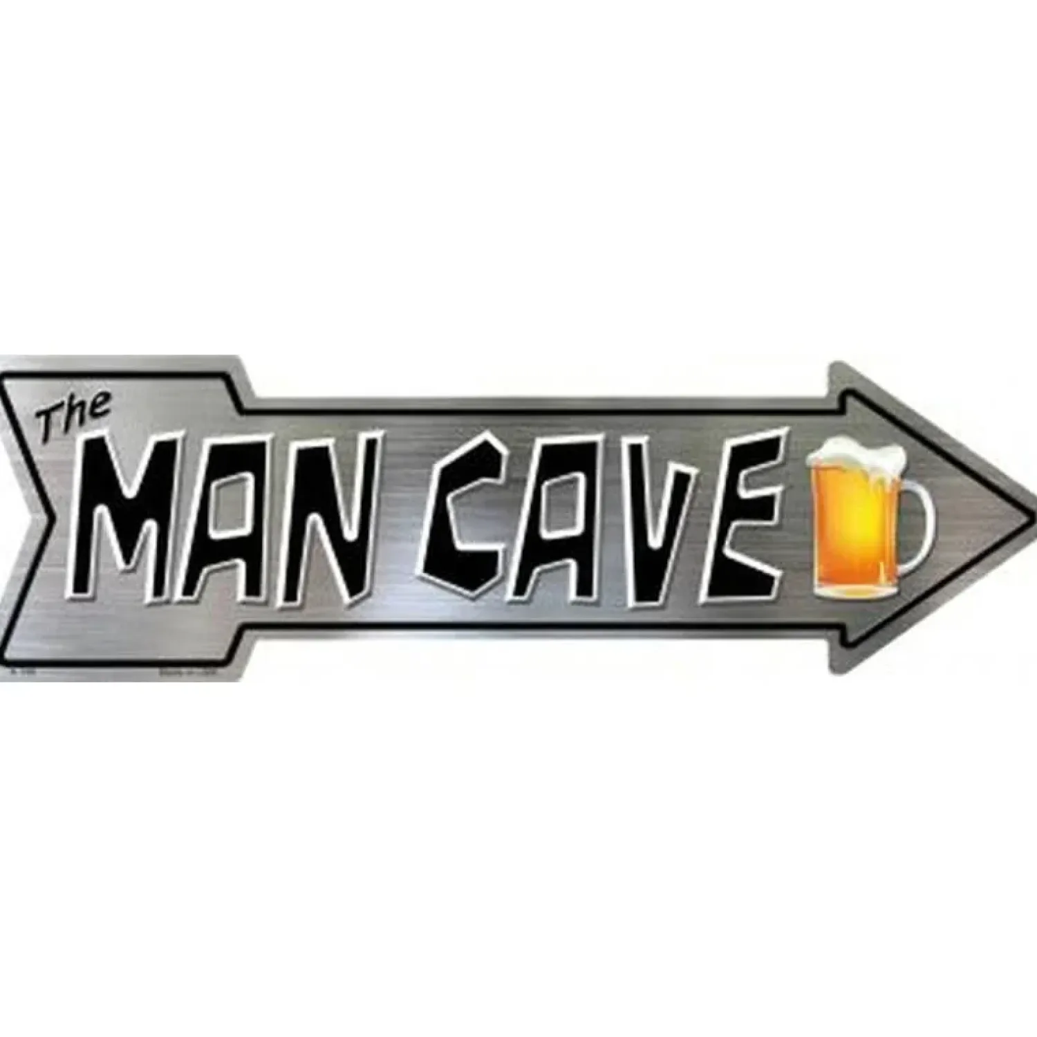 Cavetown Metalen Borden|The Man Cave pijl - metalen bord