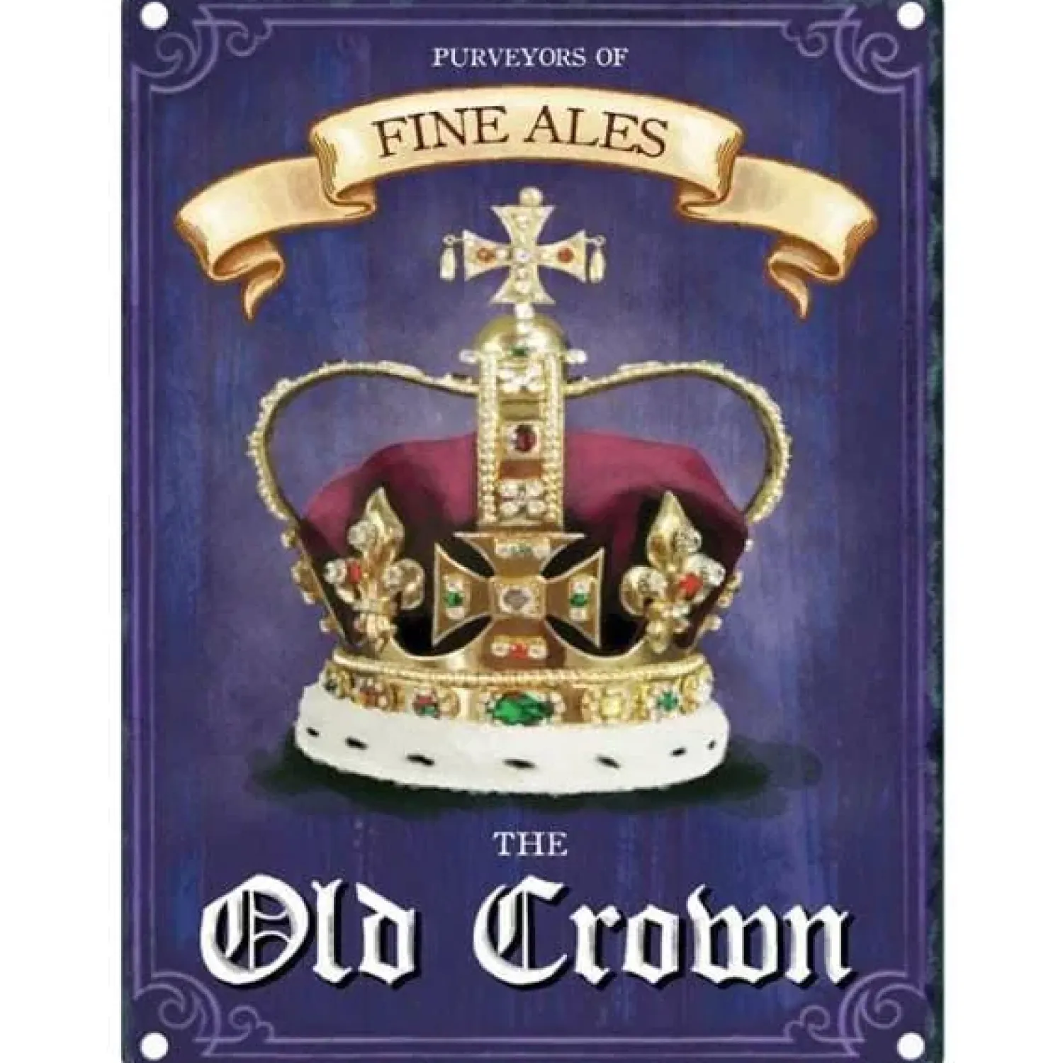 Metal Signs Metalen Borden|The Old Crown - metalen bord