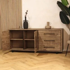 Maison Madera Dressoirs|Industriele Kasten|Thornbay Dressoir Hout 180cm