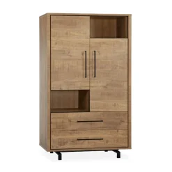 Maison Madera Wandkasten|Vakkenkasten|Thornbay Wandkast 2 deuren Hout 110cm