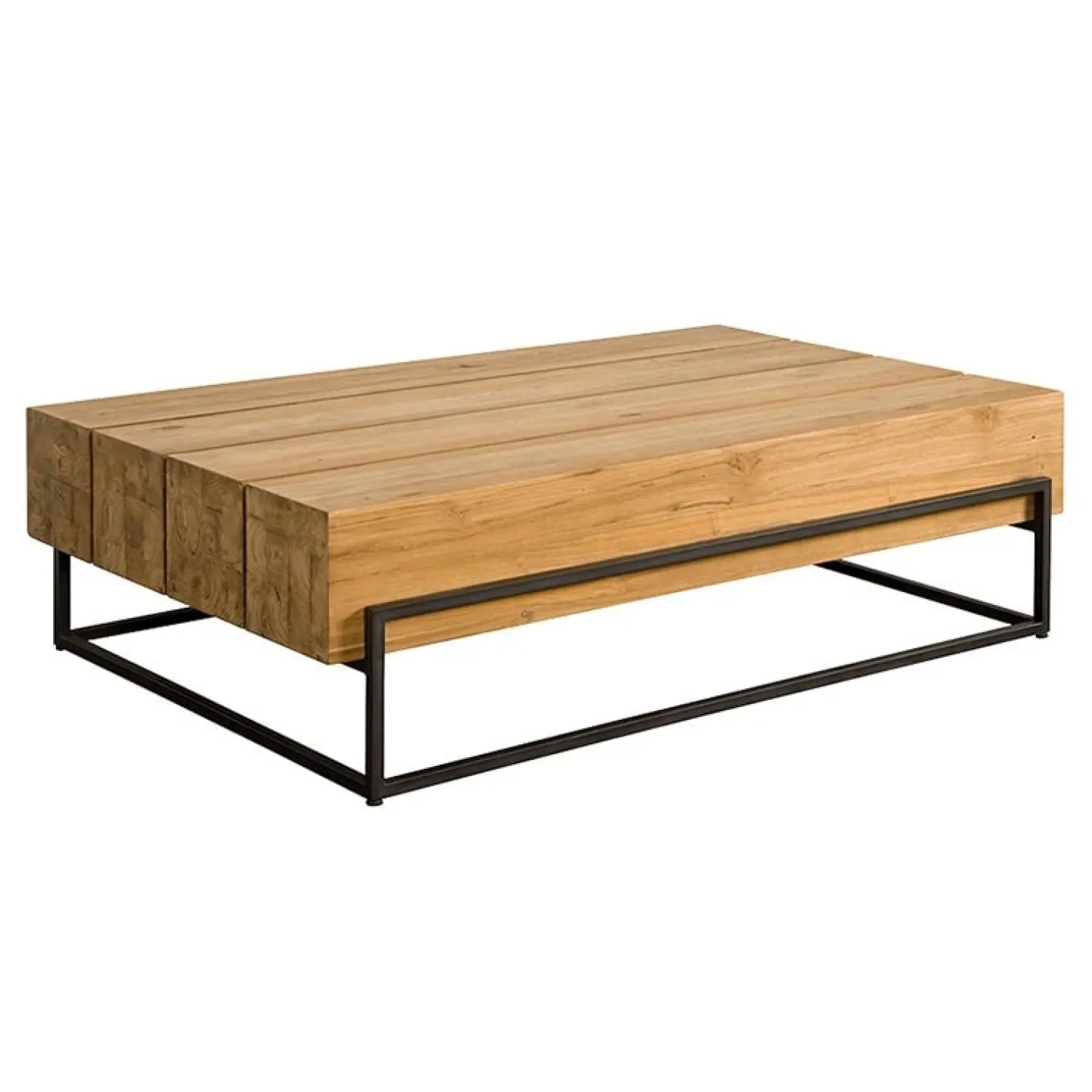 Tower living Salontafels|Tiago Salontafel Gerecycled Teak Hout 135cm