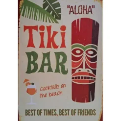 Cavetown Metalen Borden|Tiki Bar Aloha - metalen bord