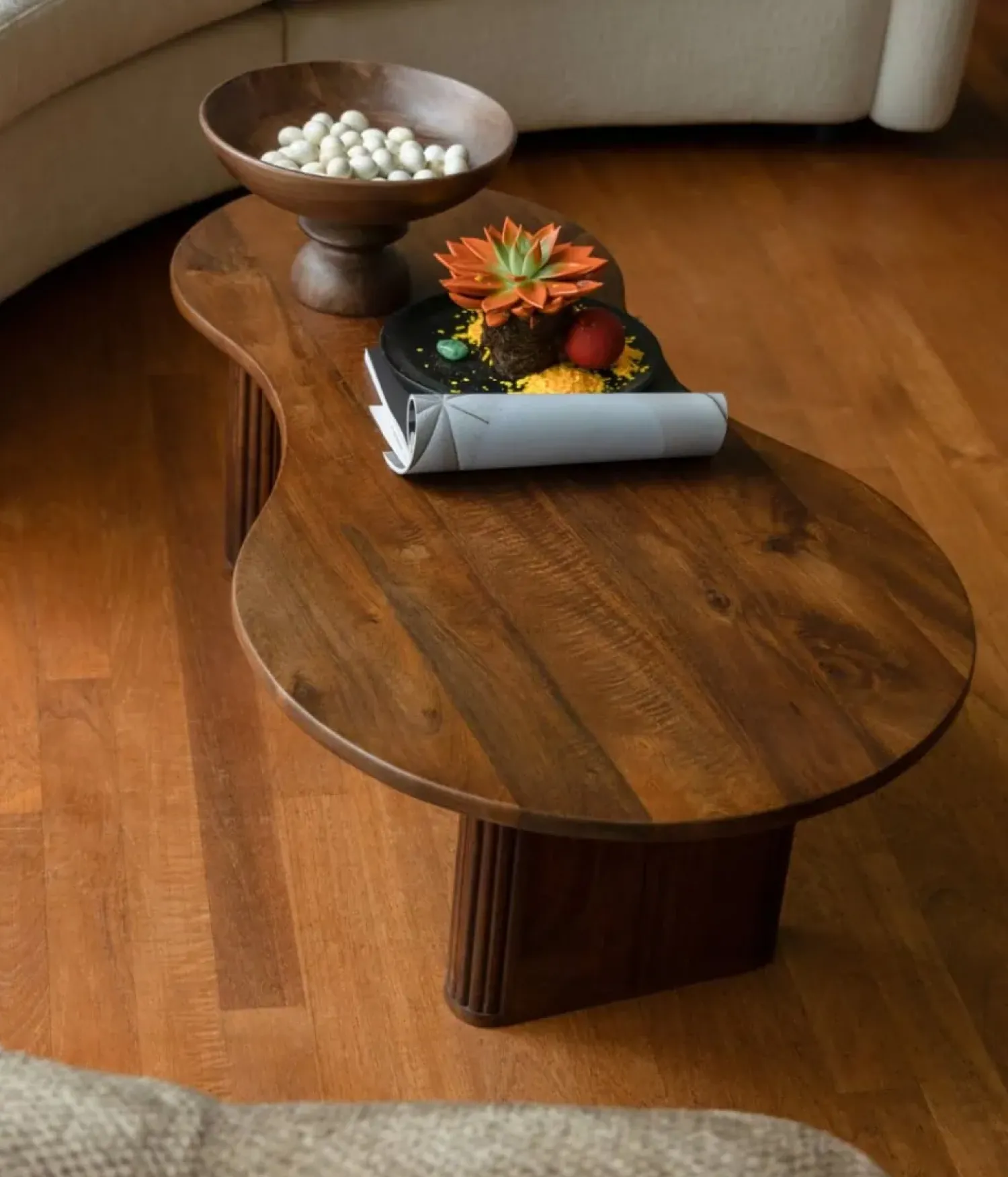 Dutchbone Salontafels|Tilon Salontafel Mangohout 110cm