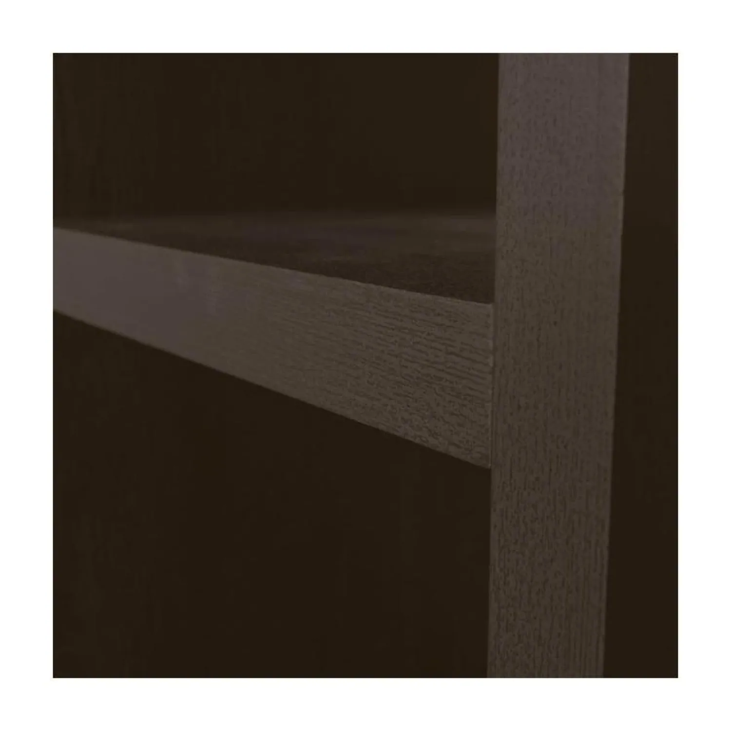 WOOOD Vakkenkasten|Industriele Kasten|Timo Vakkenkast MDF Donkerbruin 100cm