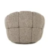 Eleonora Fauteuils|Tina Fauteuil Taupe stof
