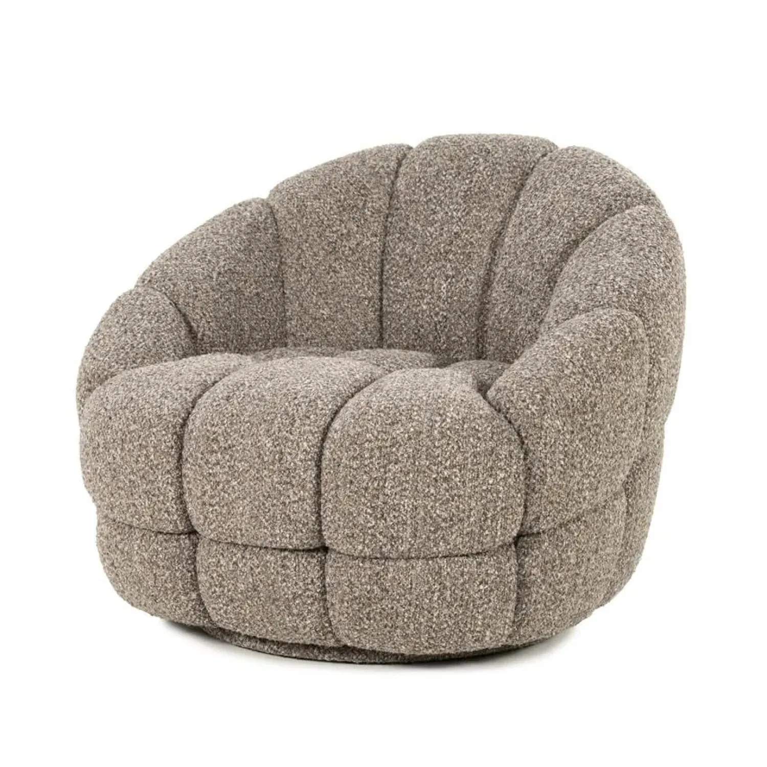 Eleonora Fauteuils|Tina Fauteuil Taupe stof
