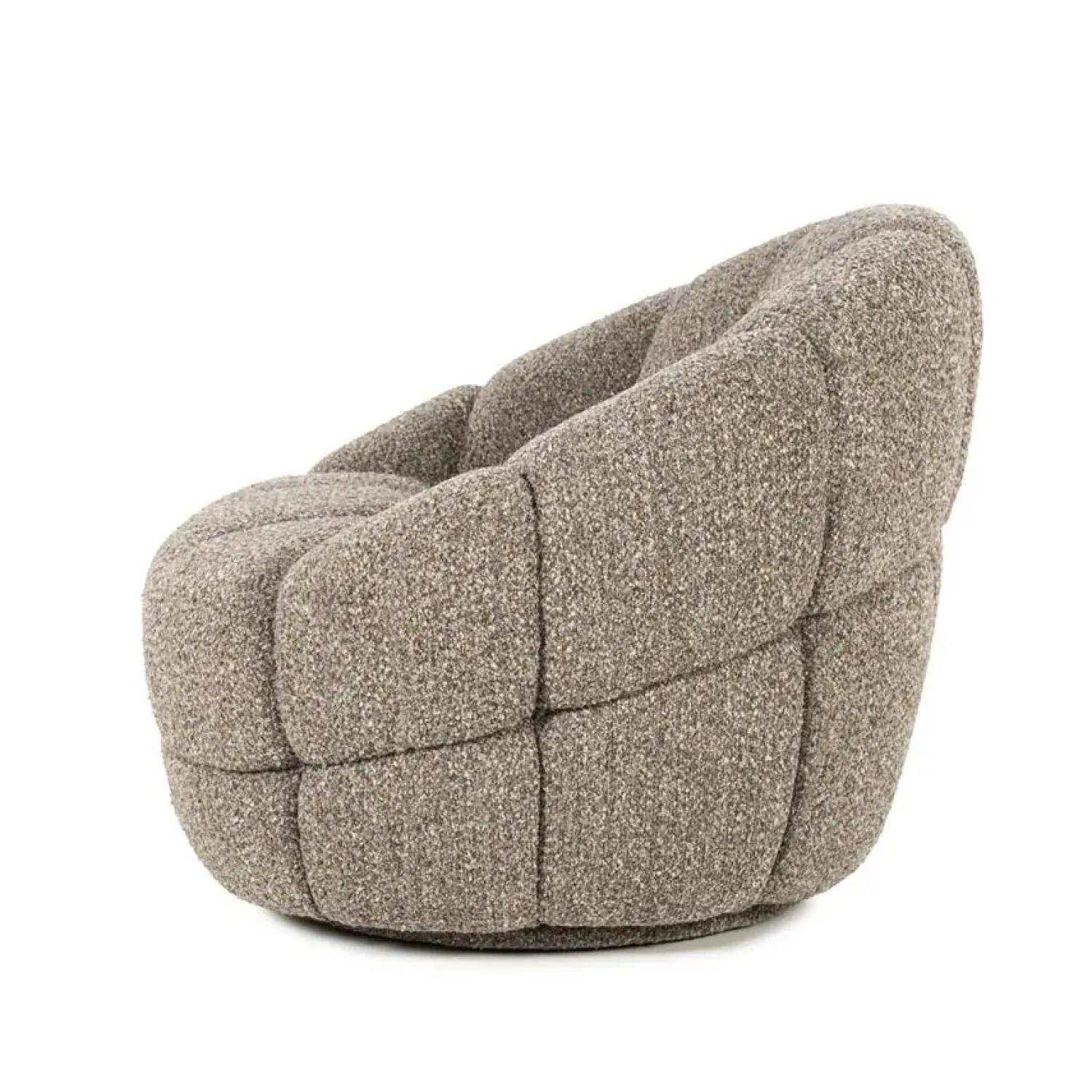 Eleonora Fauteuils|Tina Fauteuil Taupe stof