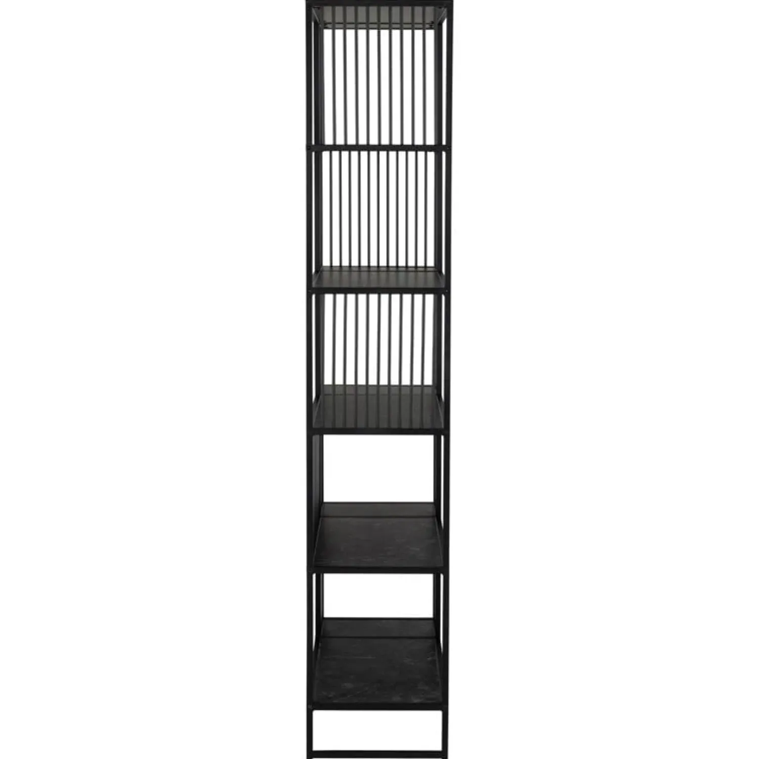 Nordhavn Boekenkasten|Industriele Kasten|Tissaro Boekenkast Hoog Zwart 85cm