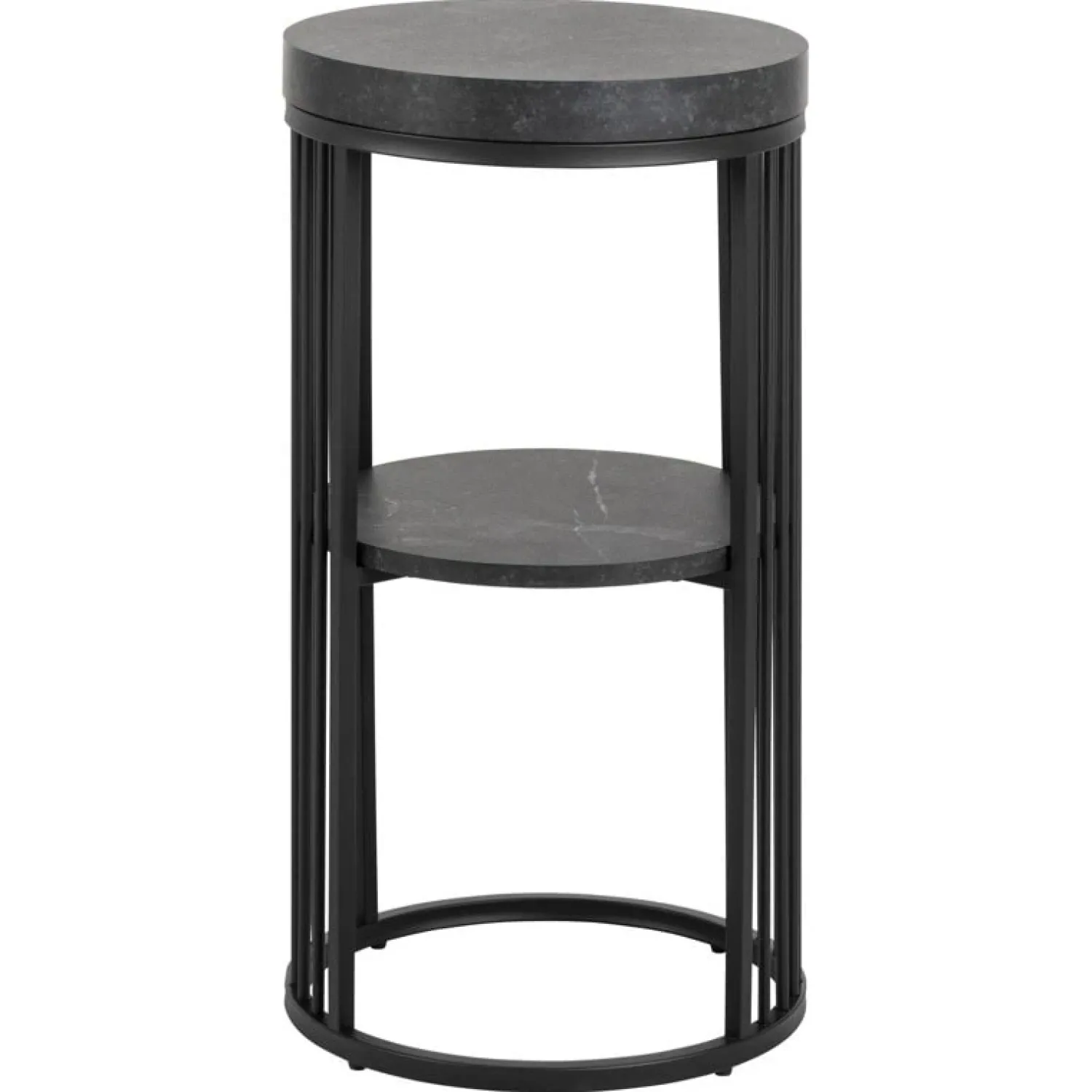 Nordhavn Nachtkastjes|Industriele Kasten|Tissaro Nachtkastje Zwart 35cm