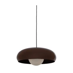 WOOOD Hanglampen|Tivo 1-lichts Hanglamp Bruin