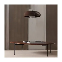 WOOOD Hanglampen|Tivo 1-lichts Hanglamp Bruin