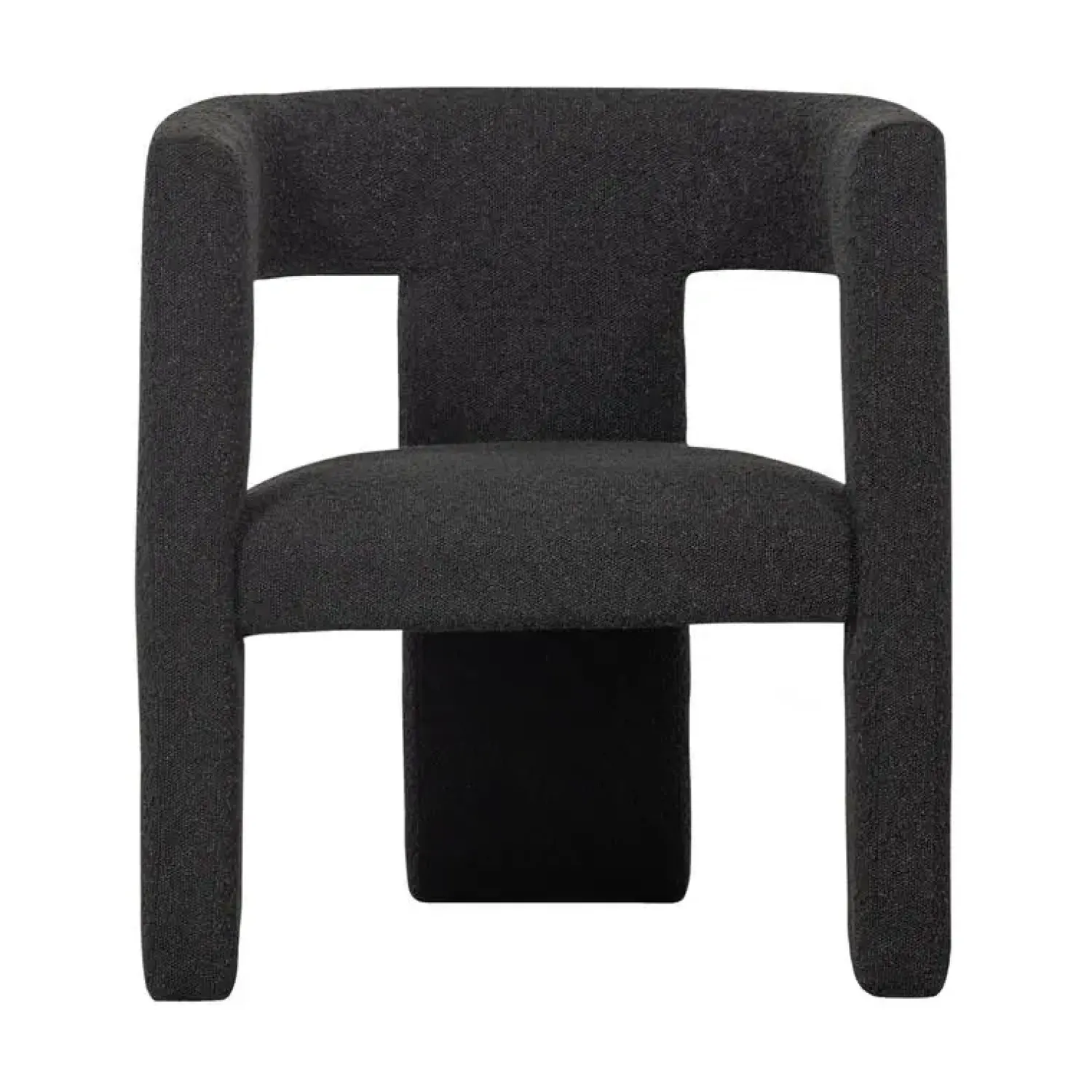 WOOOD Fauteuils|Tiwa Fauteuil Boucle Donkergrijs