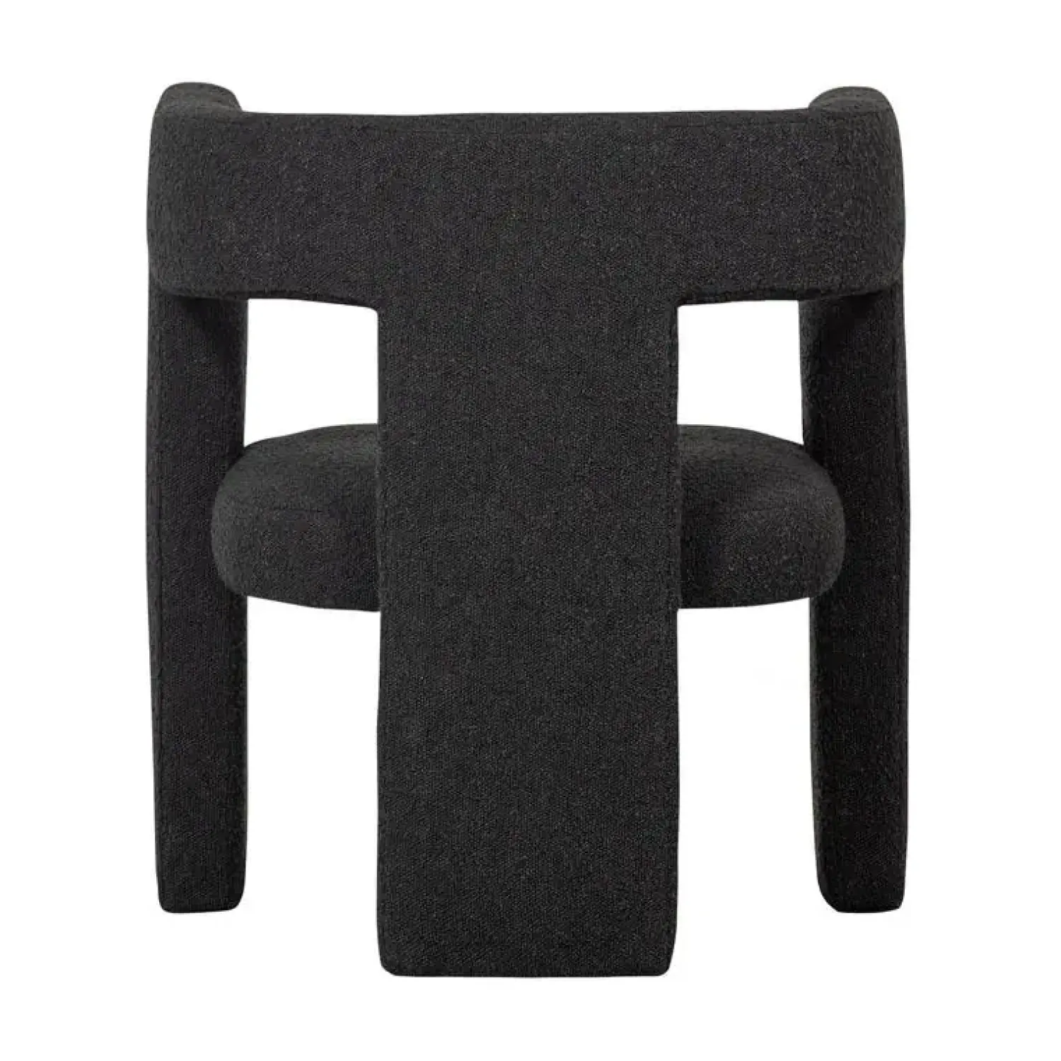 WOOOD Fauteuils|Tiwa Fauteuil Boucle Donkergrijs