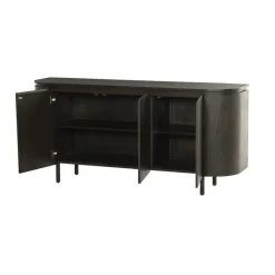 Livingfurn Dressoirs|Industriele Kasten|Tobago Dressoir Espresso eiken 170cm