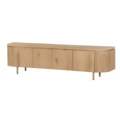 Livingfurn Industriele Kasten|Tv Meubels|Tobago Tv meubel naturel eiken 210cm