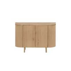 Livingfurn Dressoirs|Industriele Kasten|Tobago Wandkast laag naturel eiken 115cm