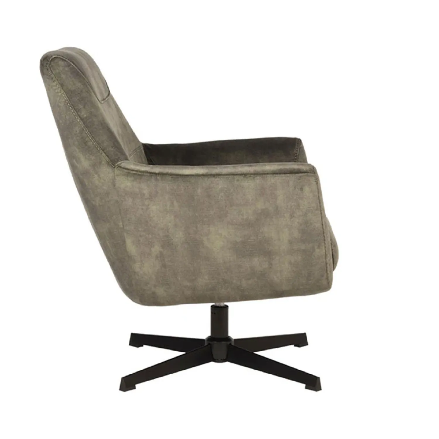 Label51 Fauteuils|Toby Draai fauteuil Hunter velours