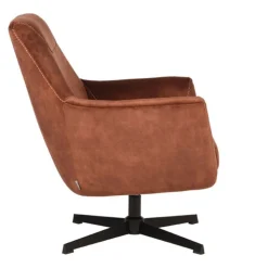 Label51 Fauteuils|Toby Draai fauteuil Rust velours