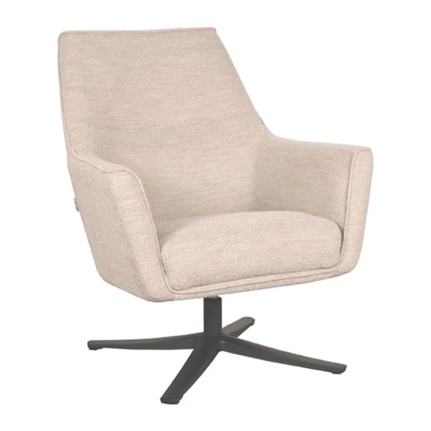 Label51 Fauteuils|Tod Draai fauteuil Natural Boucle