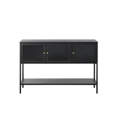 LykkeHome Sidetables|Tommy Sidetable Zwart 131cm