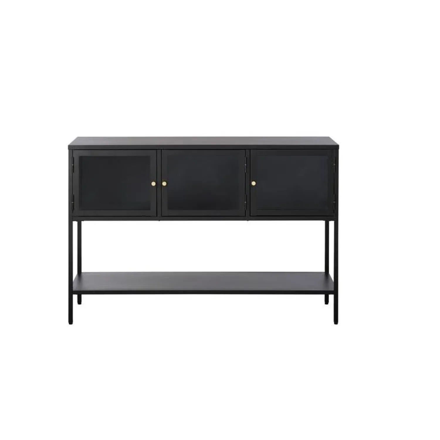 LykkeHome Sidetables|Tommy Sidetable Zwart 131cm
