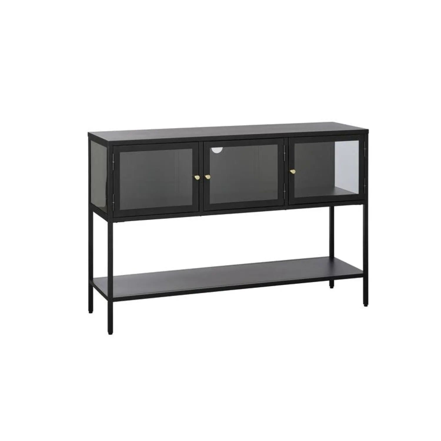 LykkeHome Sidetables|Tommy Sidetable Zwart 131cm