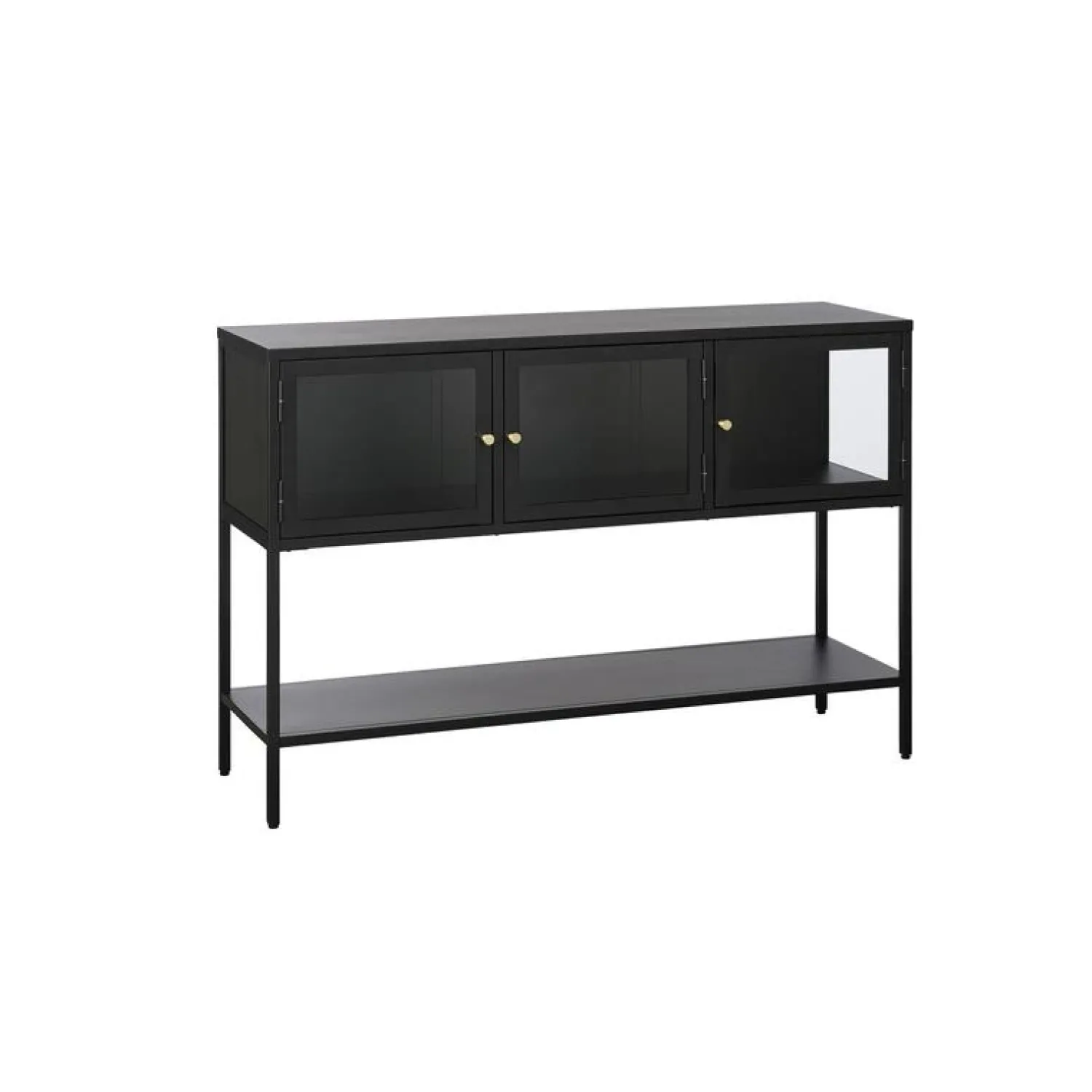 LykkeHome Sidetables|Tommy Sidetable Zwart 131cm