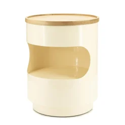 By Boo Bijzettafels|Tondo Bijzettafel Beige 37cm