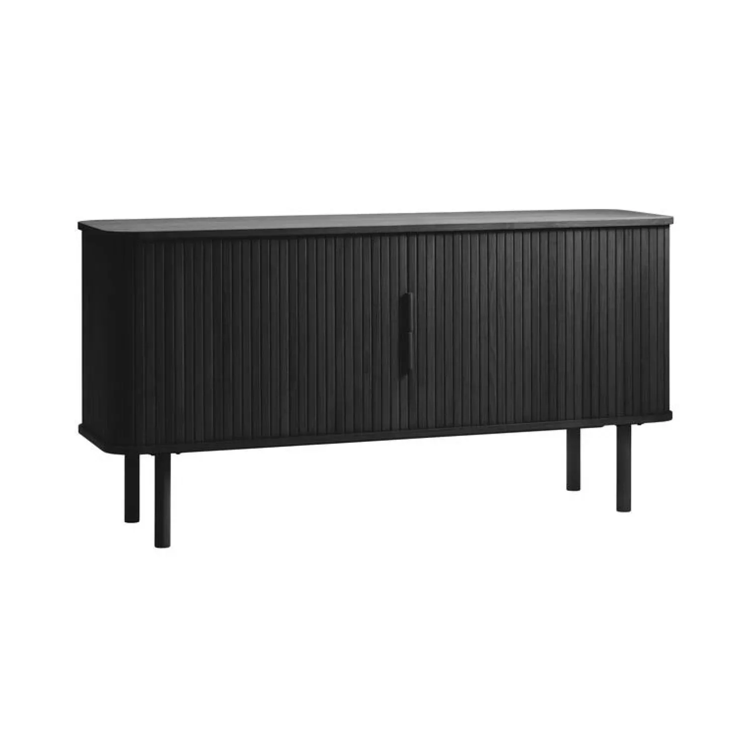 LykkeHome Dressoirs|Industriele Kasten|Toni Dressoir Zwart 160cm