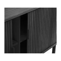 LykkeHome Dressoirs|Industriele Kasten|Toni Dressoir Zwart 160cm