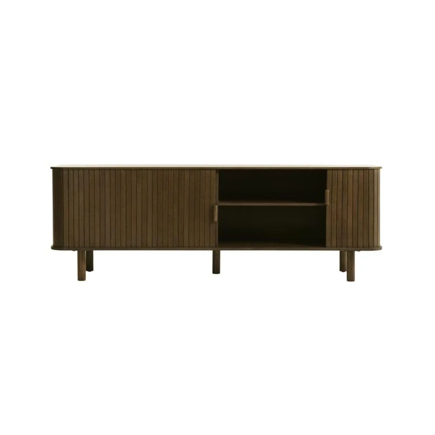 LykkeHome Industriele Kasten|Tv Meubels|Toni Tv meubel Bruin 160cm