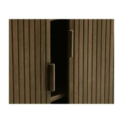 LykkeHome Wandkasten|Industriele Kasten|Toni Wandkast Bruin 90cm