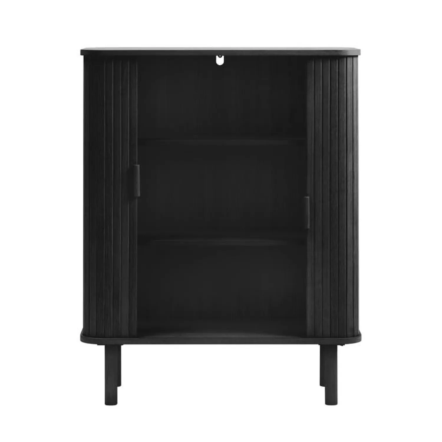 LykkeHome Wandkasten|Industriele Kasten|Toni Wandkast Zwart 90cm