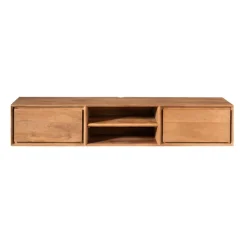 Furndea Industriele Kasten|Tv Meubels|Tony Zwevend Tv meubel Naturel Mangohout 160 cm
