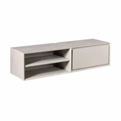 Furndea Industriele Kasten|Tv Meubels|Tony Zwevend Tv meubel Taupe Mangohout 120 cm
