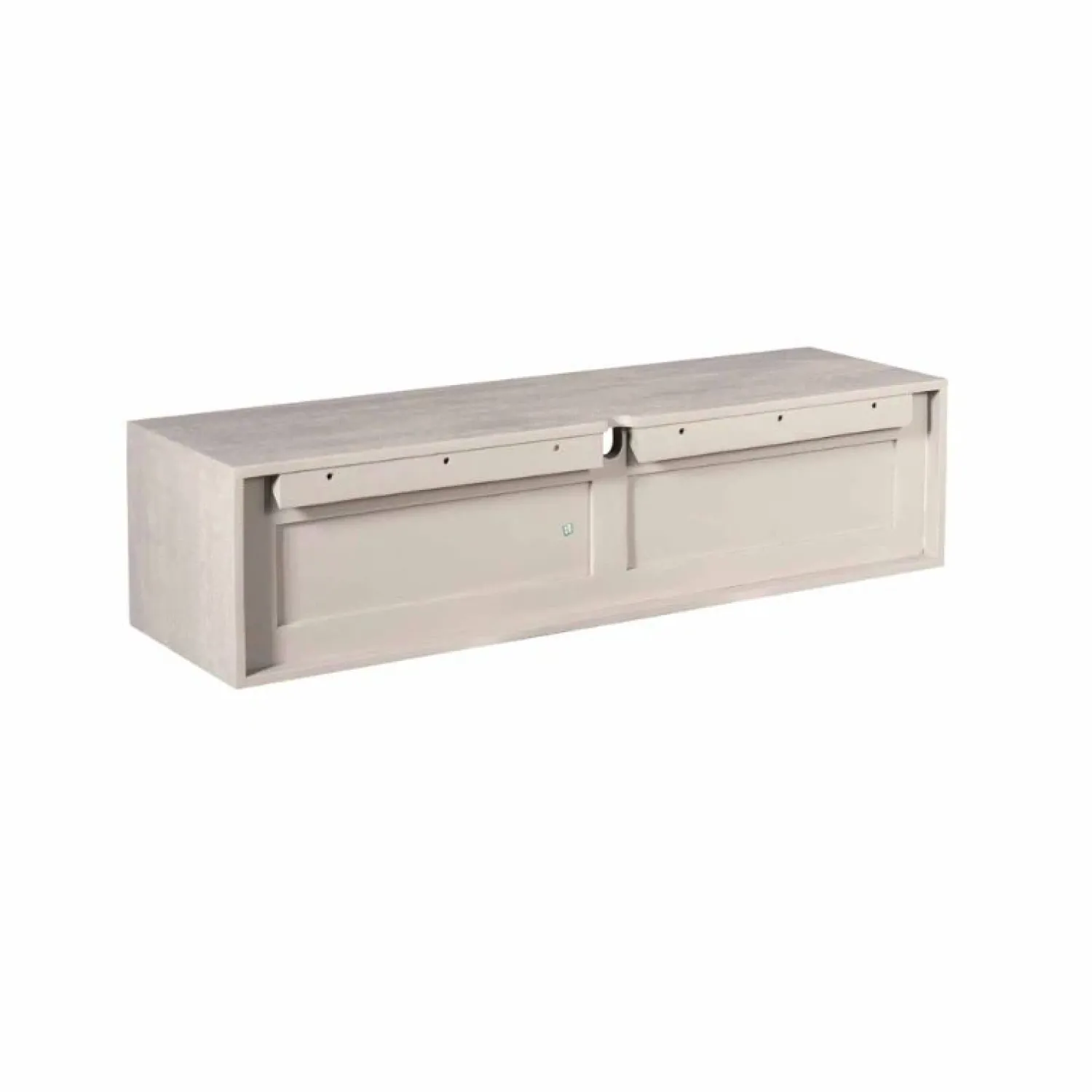 Furndea Industriele Kasten|Tv Meubels|Tony Zwevend Tv meubel Taupe Mangohout 120 cm