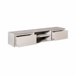 Furndea Industriele Kasten|Tv Meubels|Tony Zwevend Tv meubel Taupe Mangohout 160 cm