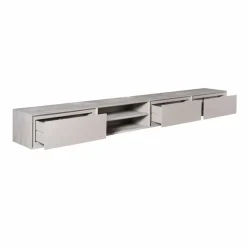 Furndea Industriele Kasten|Tv Meubels|Tony Zwevend Tv meubel Taupe Mangohout 200 cm